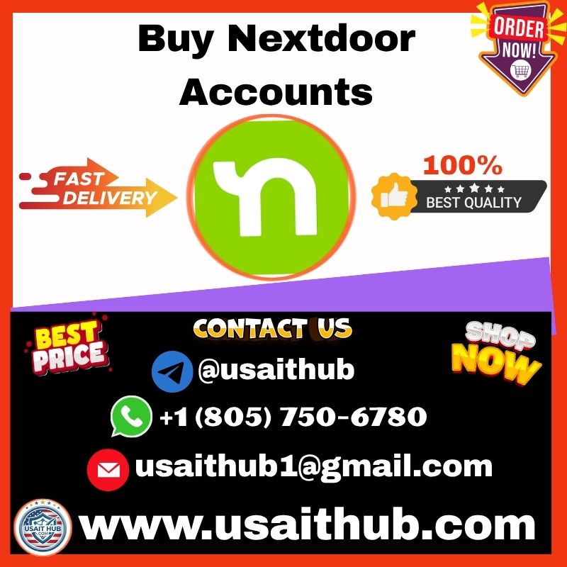 Buy Nextdoor Accounts Buy Nextdoor Accounts